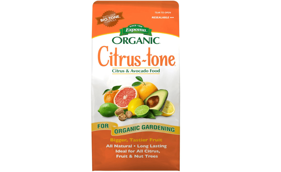 Espoma Organic Citrus-Tone 5-2-6 Natural & Organic Fertilizer and Plant Food for All Citrus, Fruit, Nut & Avocado Trees;