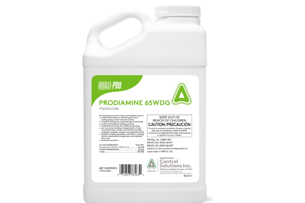 
Quali-Pro Prodiamine, Pre-Emergent Herbicide, 5 lbs, Yellow Granules