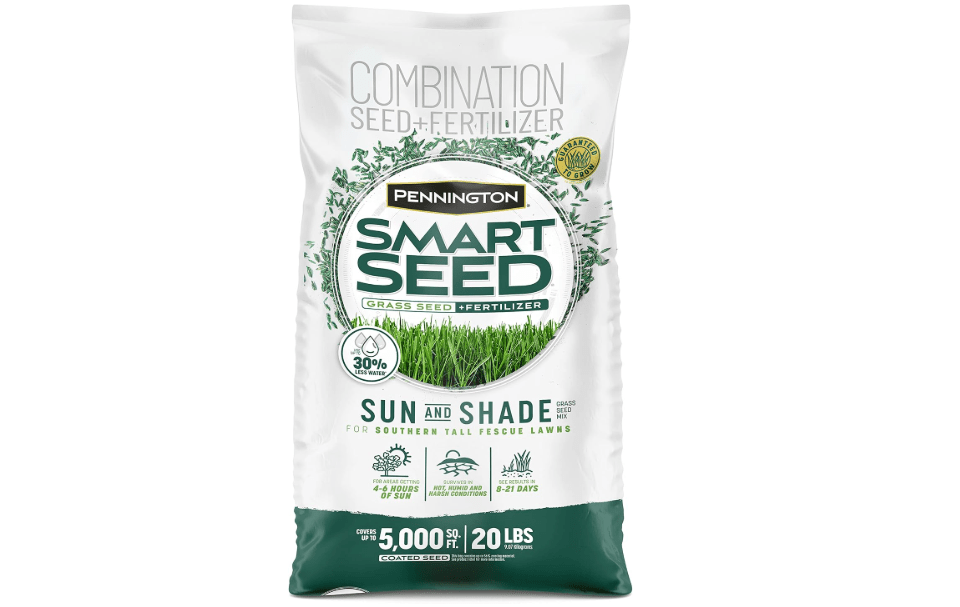 Pennington Smart Seed Sun & Shade Mix South, Tall Fescue Grass Seeds for Lawn