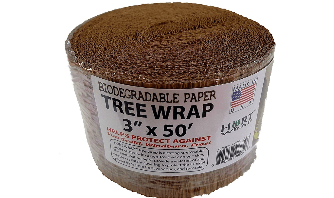HORT Paper Tree Wrap, Protects against Frost, Windburn, Sunscald - Safe & Biodegradable - Non-Toxic, Professional Grade, MADE IN THE USA