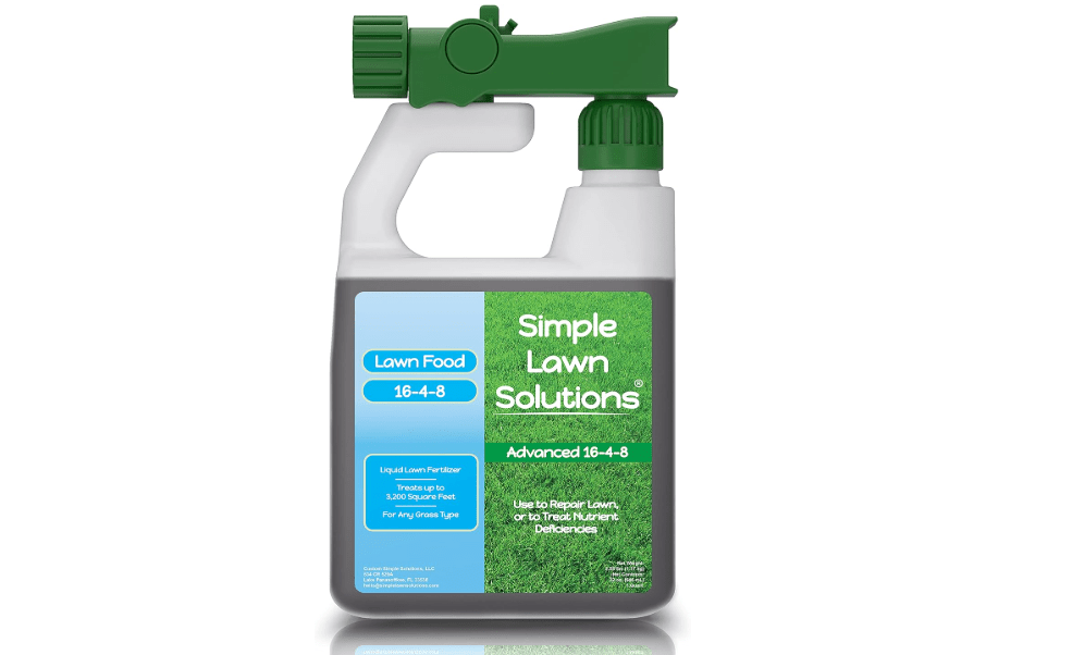 Advanced 16-4-8 Balanced NPK - Lawn Food Quality Liquid Fertilizer - Spring & Summer Concentrated Spray - Any Grass Type - Simple Lawn Solutions