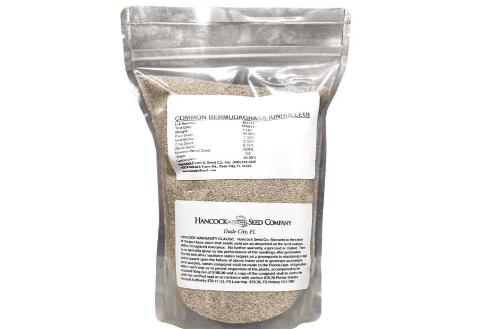 
Hancock Seed Co. Common Bermuda Grass Seed - Coated & Unhulled