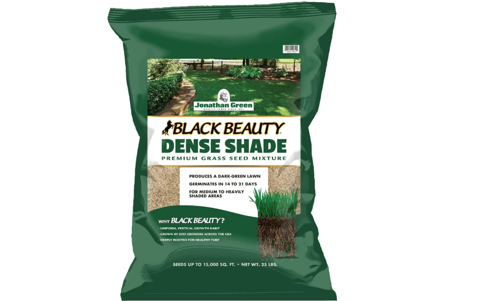 Jonathan Green Black Beauty Dense Shade Grass Seed - 25 lb | Grows Well in Medium to Densely Shaded