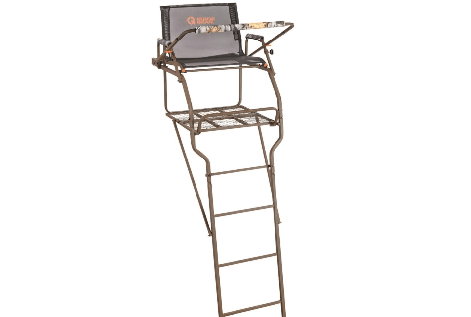 Guide Gear Ultra Comfort 18' Ladder Tree Stand for Hunting Climbing Hunt Seat, Hunting Gear Equipment