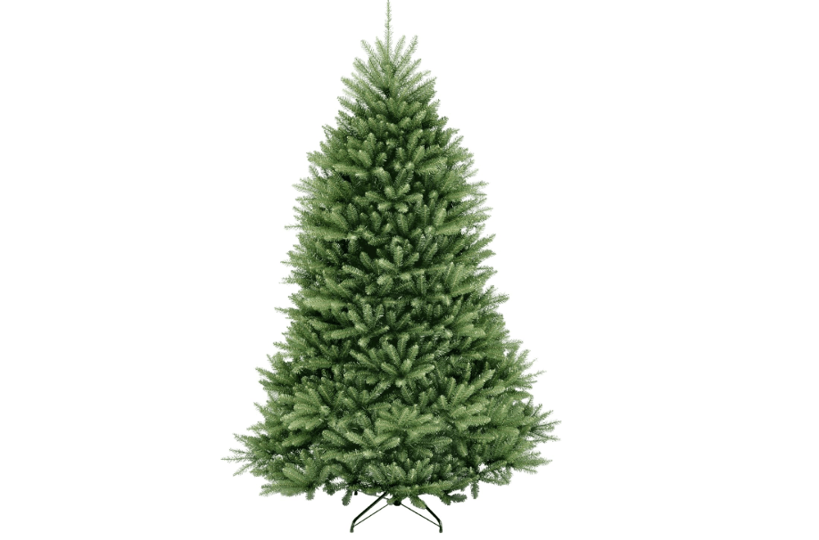 
National Tree Company 7.5ft Unlit Dunhill Fir Artificial Christmas Tree | 2,514 Tips, Includes Stand, Green