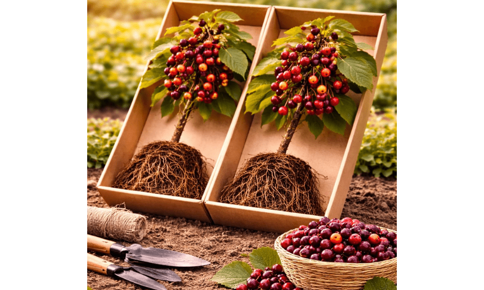 2 Hackberry Trees (Celtis occidentalis) Live Tree Plants | Hardy Native Shade Tree with Edible Berries | Tough Urban Landscape Tree