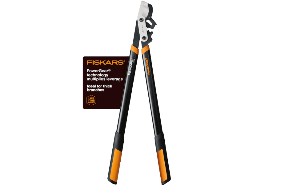 Fiskars 32” PowerGear2 Garden Bypass Loppers, 2" Cut Capacity Tree Trimmer | Tree Branch Cutter for Thick Branches, Multiplies Cutting Power