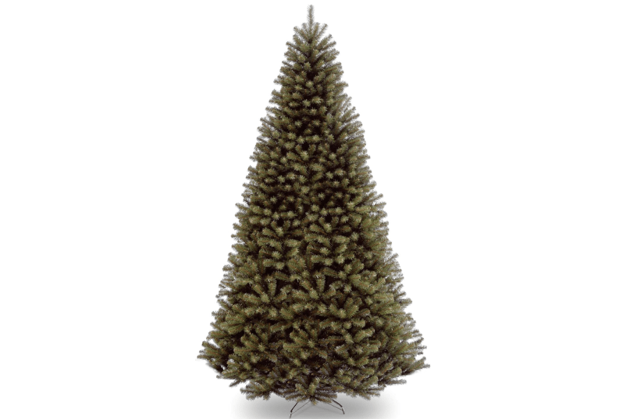 National Tree Company 10ft Unlit North Valley Spruce Christmas Tree | 2,992 Tips, Includes Stand, Artificial, Green