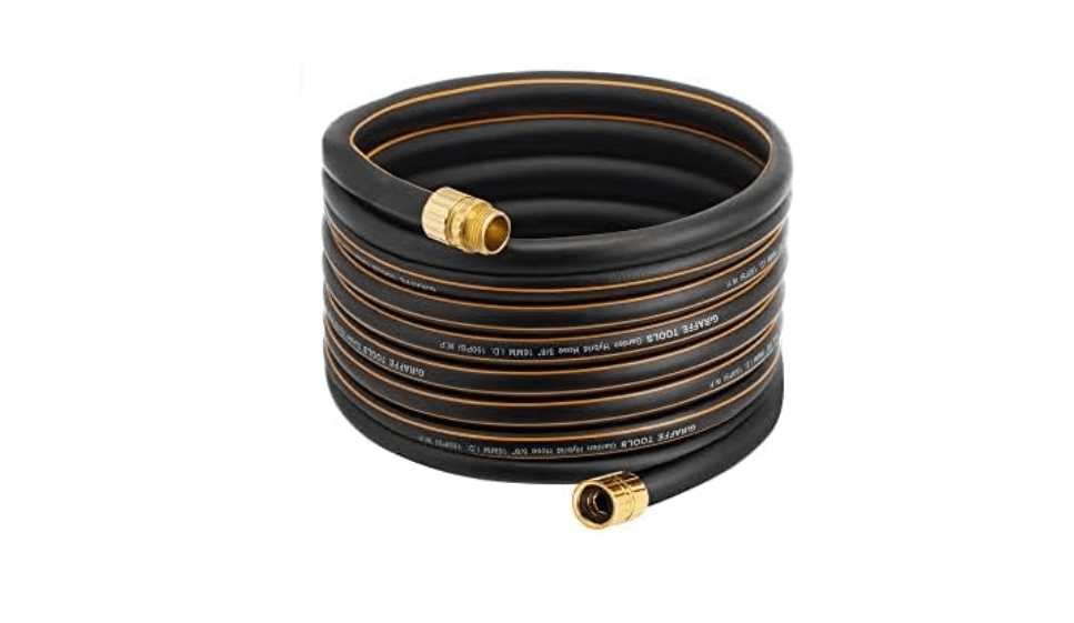 Giraffe Tools Garden Hose 5/8", 50ft Water Hose Heavy Duty | Custom Length, No Kink, Flexible, Leakproof Water