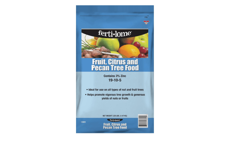 Fertilome (13820) Fruit, Citrus & Pecan Tree Food 19-10-5, 3.25 lbs | 19-10-5 + zinc - Supports tree growth, productivity & prevents pecan rosette