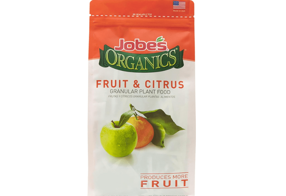 Jobe’s Organics Granular Garden Fertilizer, Easy Plant Care Fertilizer for Fruit and Citrus Plants and Trees, 4 lbs Bag