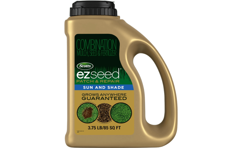 
Scotts EZ Seed Patch & Repair for Sun and Shade, 3.75 lbs. | Combination Mulch, Sun and Shade Grass Seed & Fertilizer for Bare Spots & Lawn