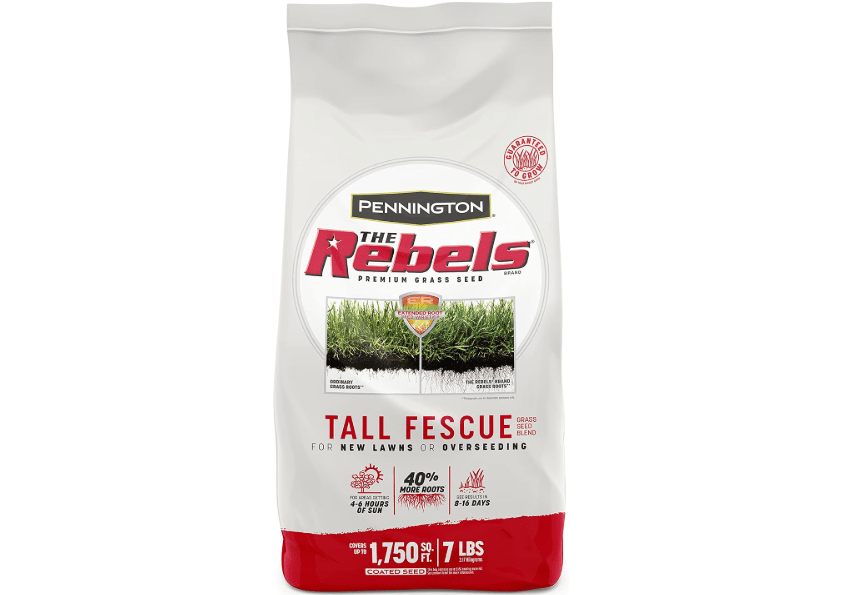 
Pennington The Rebels Tall Fescue Grass Seeds for Lawn, 7 lb | Grass seed shade, shade tolerant grass, 4 to 6 hours of sunlight, heavy traffic durability