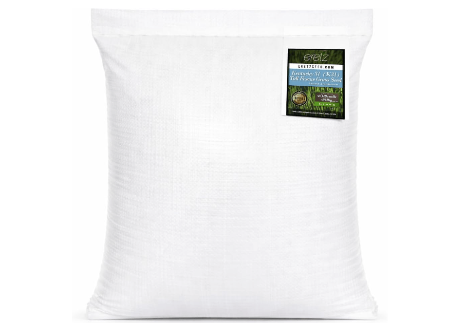 
Kentucky 31 K31 Tall Fescue Grass Seed by Eretz - Choose Size! State Certified, No fillers, No Weed or Other Crop Seeds