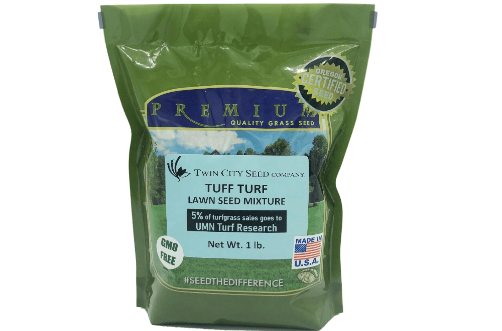 Twin City Seed Co. Tuff Turf, Lawn Grass Seed Mixture, 1 lb | Tall Fescue, Perennial Ryegrass & Kentucky Bluegrass Mixture