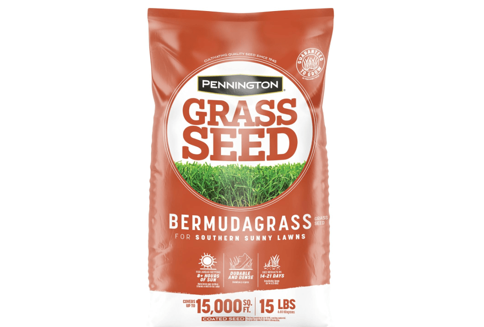 Pennington Bermudagrass Grass Seed, Bermuda Grass Seed, 15 lb | Bermuda seed for southern lawns, full sun grass seed with improved cold tolerance