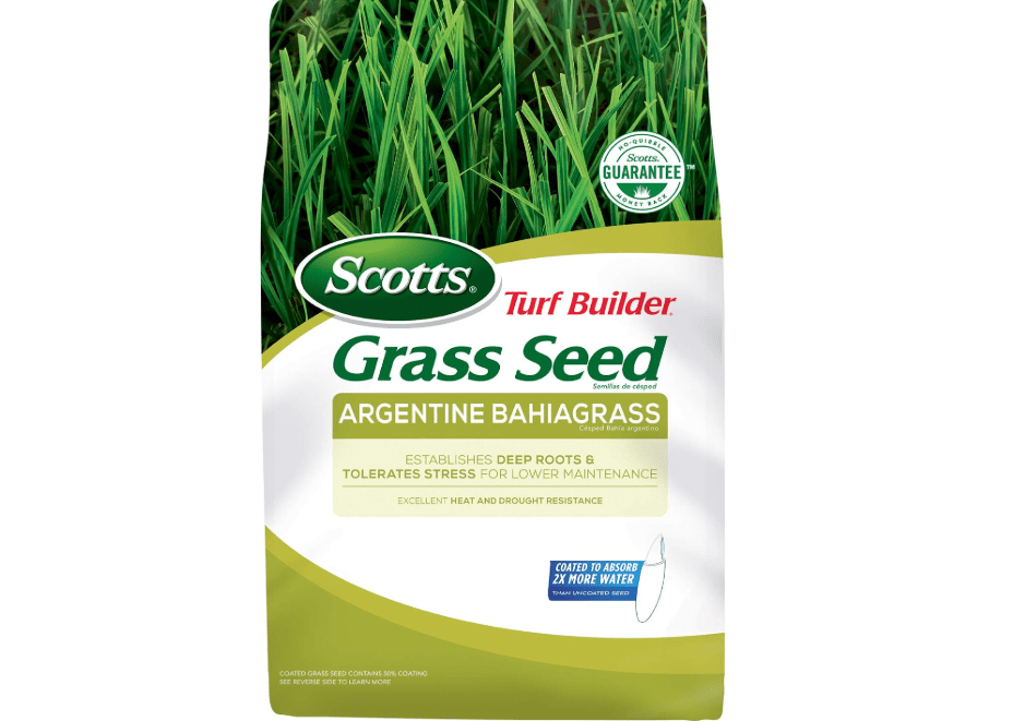 Scotts Turf Builder Grass Seed Argentine Bahiagrass, 5 lbs. | Excellent Heat & Drought Resistance
