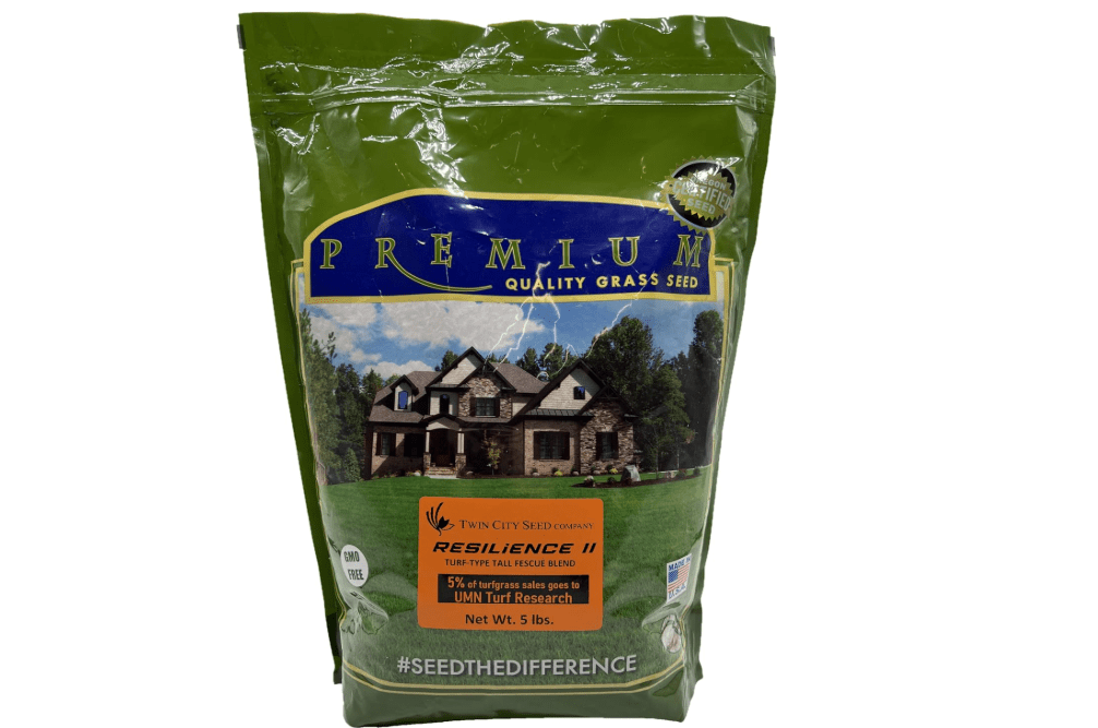 
Twin City Seed Co. Resilience II Lawn Grass Seed Mixture, 5 lb | Five-way blend of top-performing NTEP tall fescue cultivars