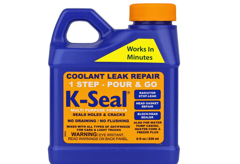 K-Seal ST5501 Multi-Purpose One Step Coolant Leak Repair, 8oz, Pour and Go, Mixes with All Antifreeze, No Flushing Required