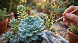 aphid infestations on outdoor succulents