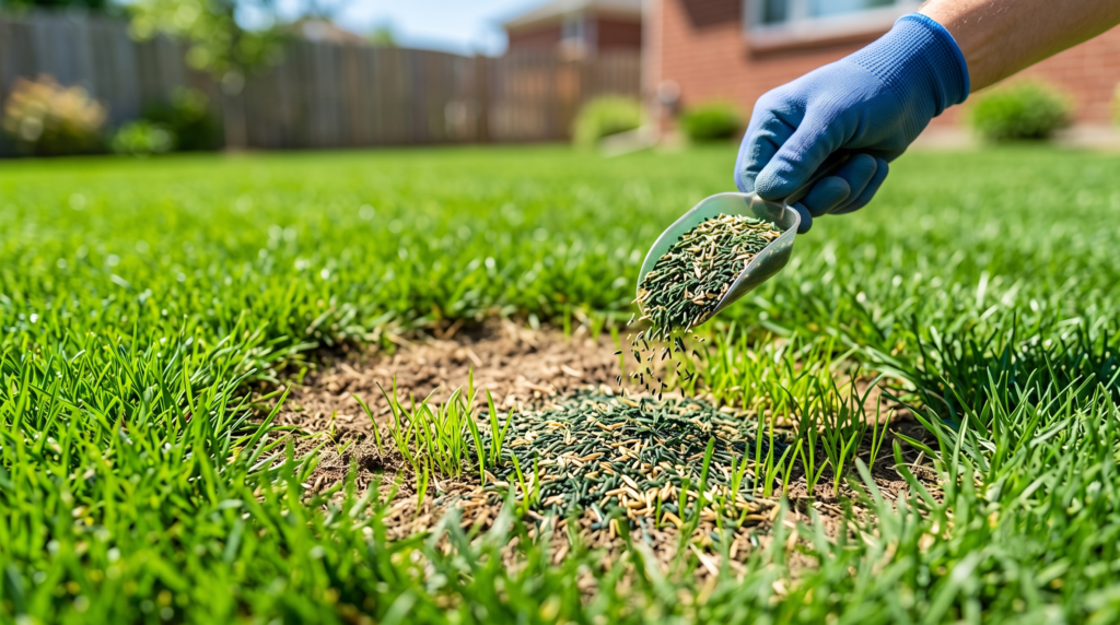 best grass seed for dead spots