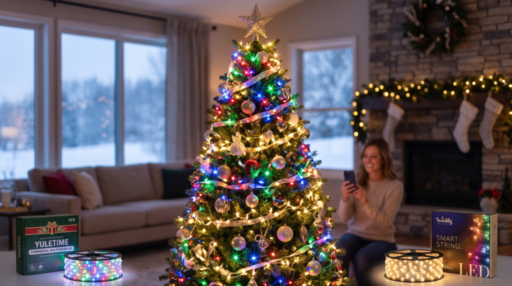 best led christmas tree lights