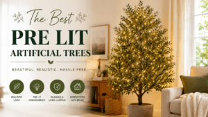 best pre lit artificial trees