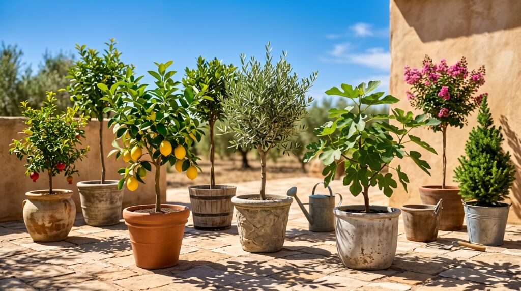 best small trees for pots in full sun