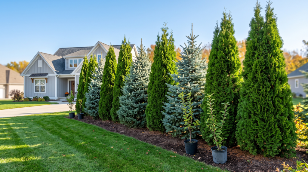 best wind barrier trees