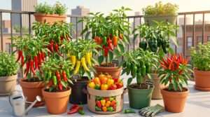 easy pepper varieties for container gardens
