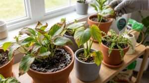 fertilizer burn symptoms in container gardens