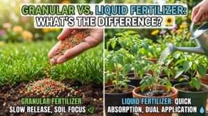 granular vs. liquid fertilizer differences