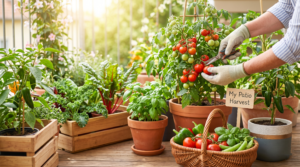 harvesting tips for container-grown produce