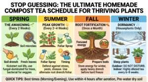 homemade compost tea schedule