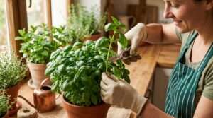how to prune herbs for bushy growth