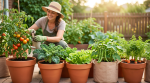 how to rotate crops in containers