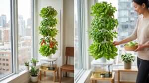 hydroponic towers for tight spaces