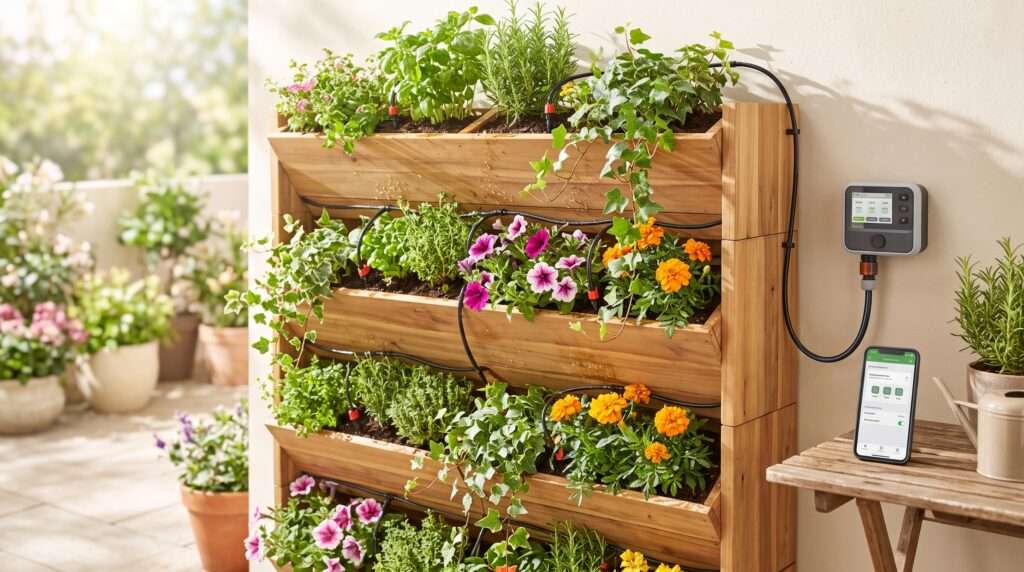 irrigation solutions for vertical planters