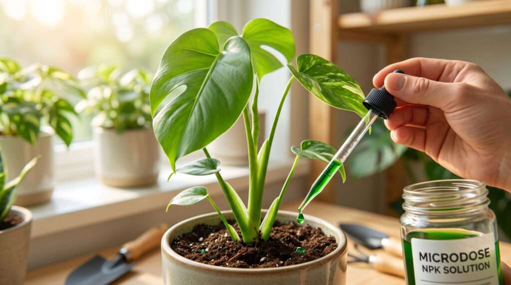 microdosing fertilizer for consistent growth