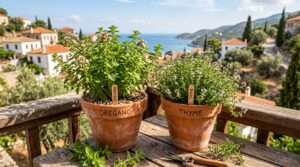 oregano and thyme care in pots