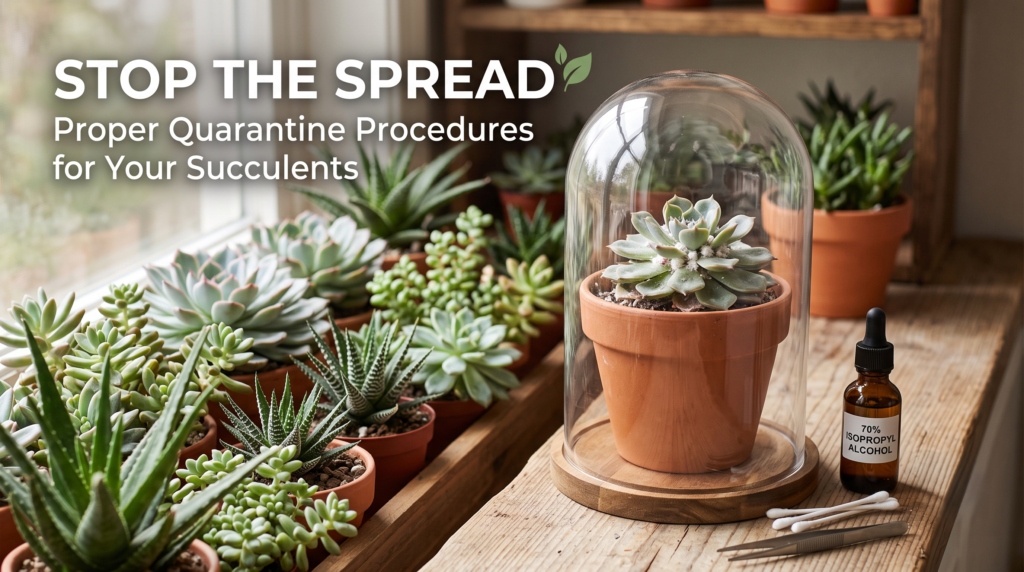 quarantine procedures for diseased succulents