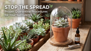 quarantine procedures for diseased succulents