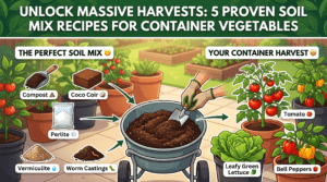 soil mix recipes for container vegetables
