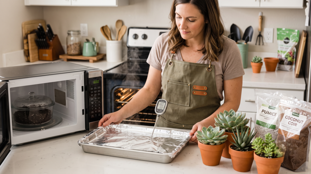 sterilizing soil for succulent disease control