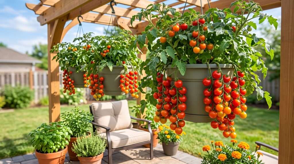 upside-down tomato planter tips