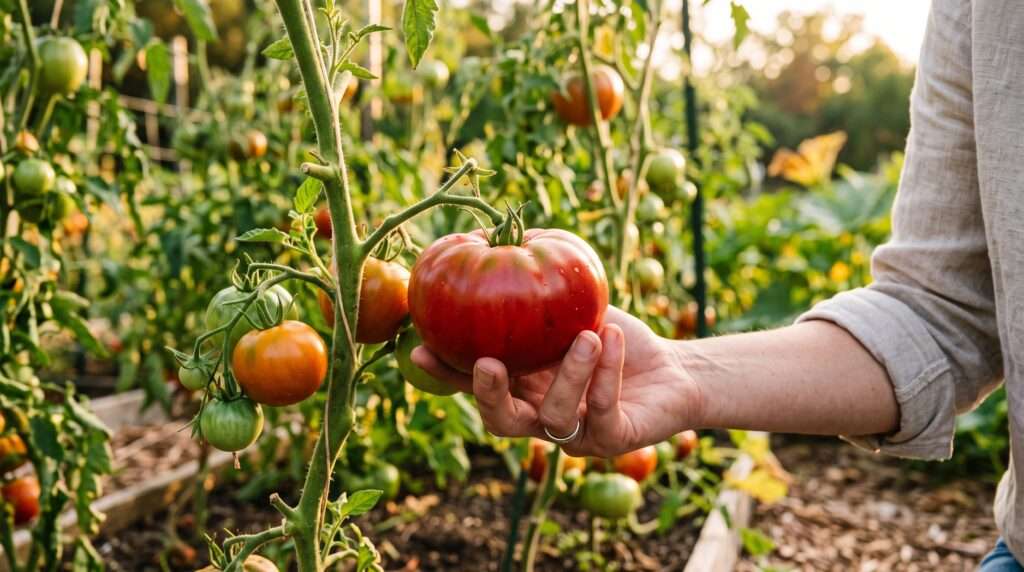 when to harvest tomatoes for best flavor