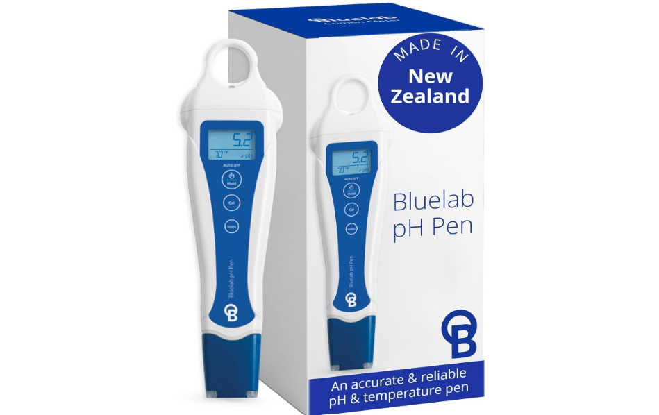 Bluelab pH Pen - ± 0.1 pH Accurate - Durable Double Junction Probe | Waterproof and Floats - Auto Temperature Compensation