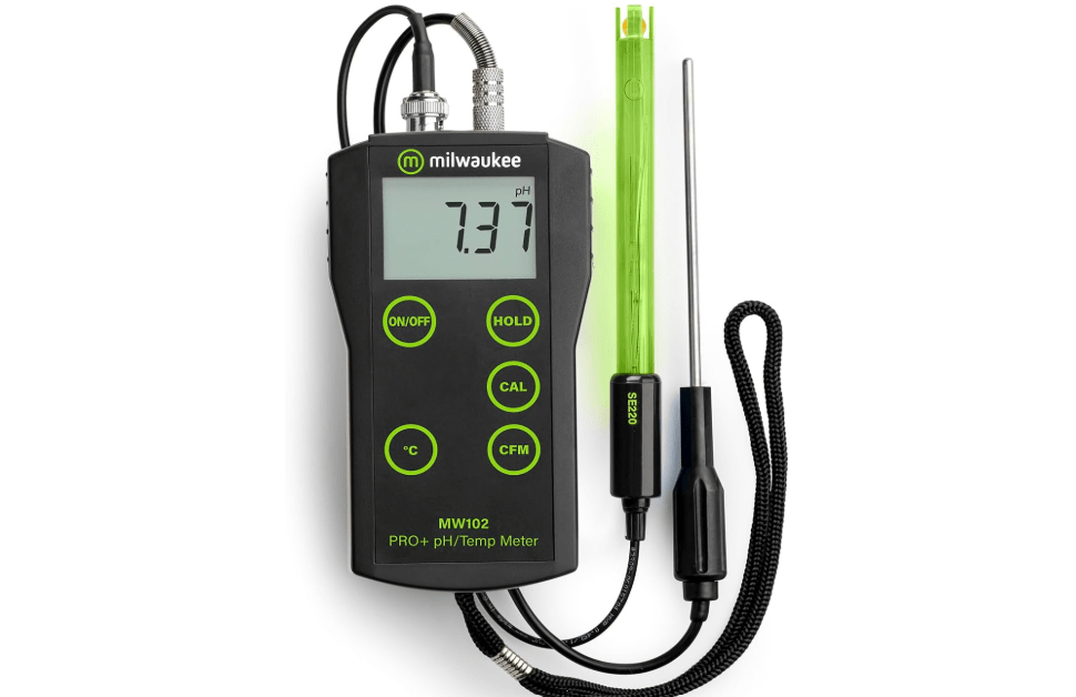 Milwaukee Portable pH/Temperature Meter - MW102