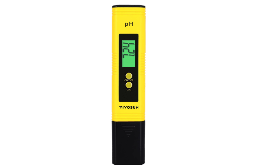 VIVOSUN Digital pH Meter 0.01 Accuracy Pen Tester for Water Hydroponics | ±0.01 pH Accuracy, ATC, Auto Calibration, Backlit LCD, Memory, Compact