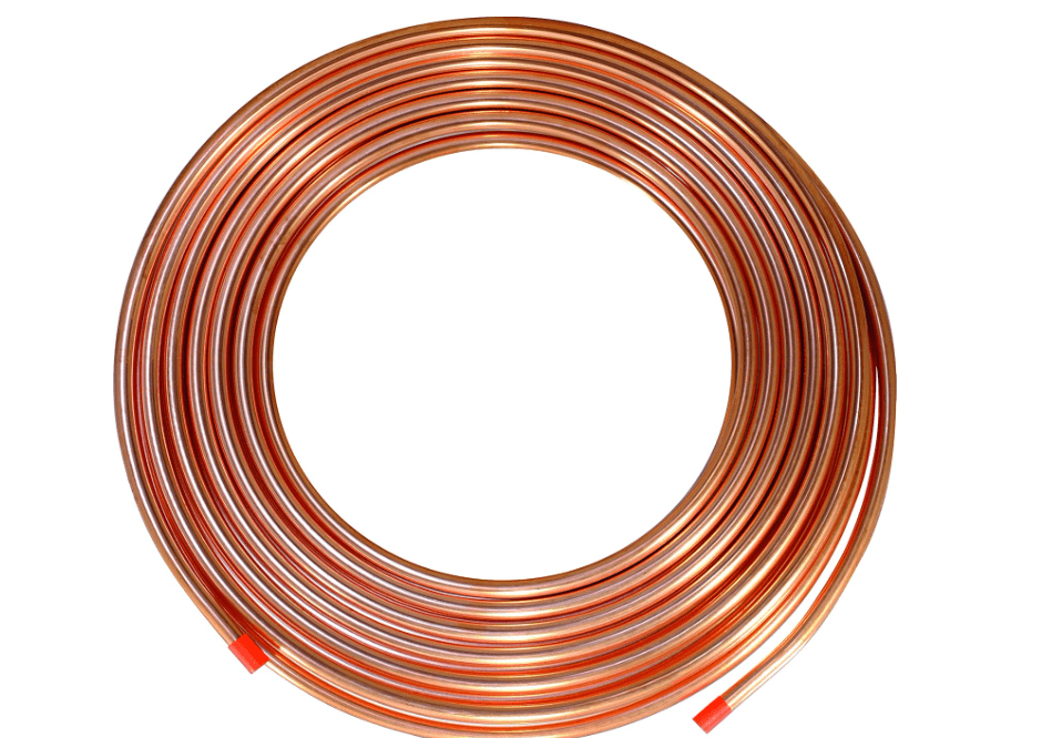 ICS Industries 3/8" Nominal (1/2" OD) x 60 FT Type K Soft Copper Tubing Coil - Heavy Duty Thick Wall Flexible Pipe (ASTM B88 & NSF 61 Certified)